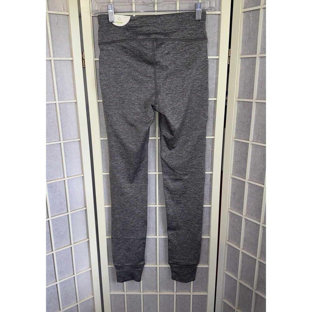 AERIE Offline Warmup Leggings Gray POCKETS COMFY LOUNGE NWT Size Small